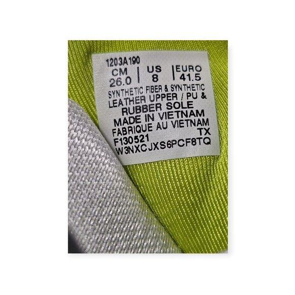 Comme Des Garçons Shirt X Asics Tarther SC Sneakers White Lime Green Print Mens - Picture 4 of 8
